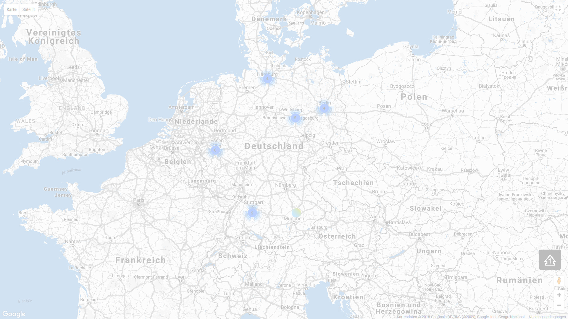 Unsere Projekte in Google-Maps @google